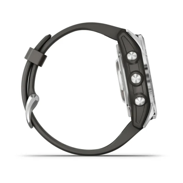 Fēnix® 7S Pro Solar Edition | Silber mit grauem Armband – Bild 6
