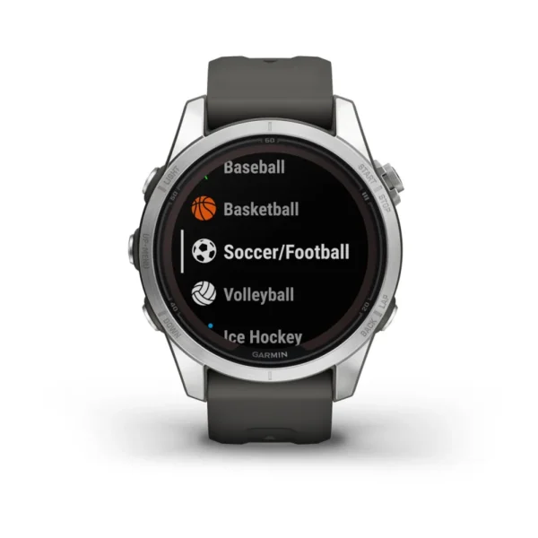 Fēnix® 7S Pro Solar Edition | Silber mit grauem Armband – Bild 10
