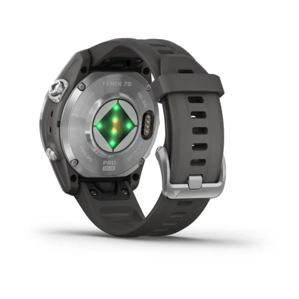 Fēnix® 7S Pro Solar Edition | Silber mit grauem Armband – Bild 11